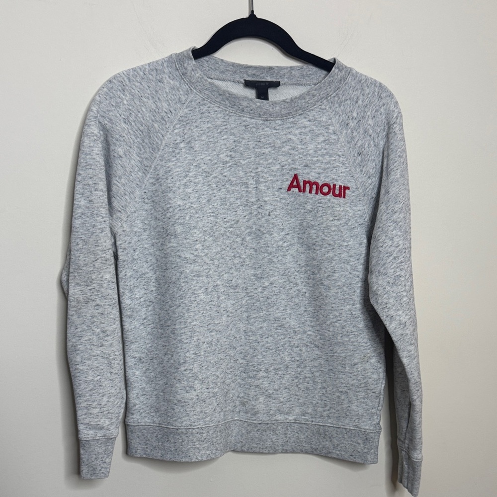 J. Crew Heather Gray Sweatshirt